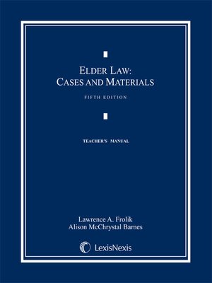 cover image of Elder Law: Cases and Materials